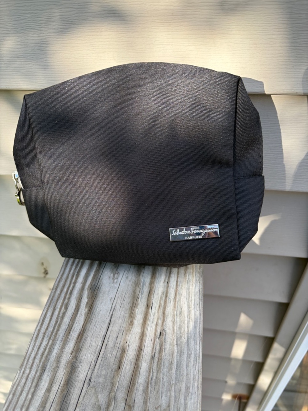 Salvatore Ferragamo Black Men’s Toiletry Pouch
